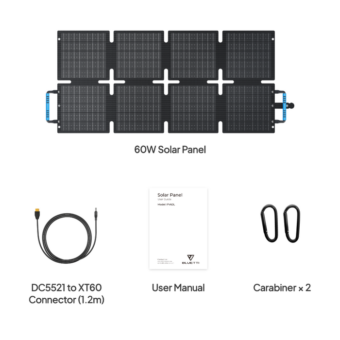 BLUETTI 60W Mini Solar Panel - 8 Folds - Terra Fantasy