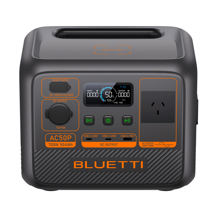 BLUETTI AC50P Portable Power Station | 700W 504Wh 6.9Kg - Terra Fantasy