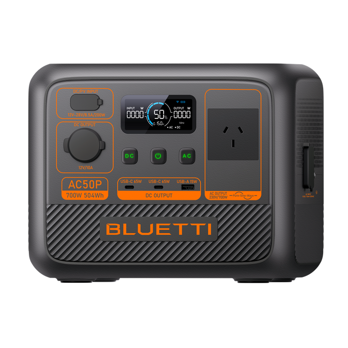 BLUETTI AC50P Portable Power Station | 700W 504Wh 6.9Kg - Terra Fantasy