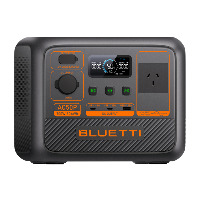 BLUETTI AC50P Portable Power Station | 700W 504Wh 6.9Kg - Terra Fantasy