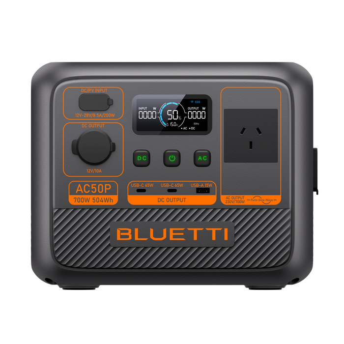 BLUETTI AC50P Portable Power Station | 700W 504Wh 6.9Kg - Terra Fantasy