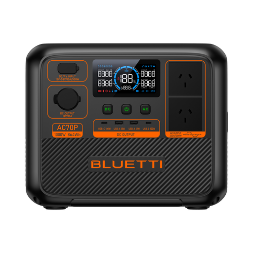 BLUETTI AC70P Portable Power Station 1000W