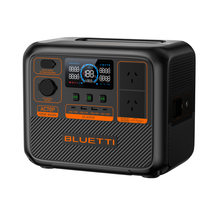 BLUETTI AC70P Portable Power Station | 1000W 864Wh - Terra Fantasy