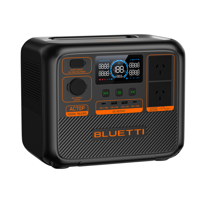 BLUETTI AC70P Portable Power Station 1000W
