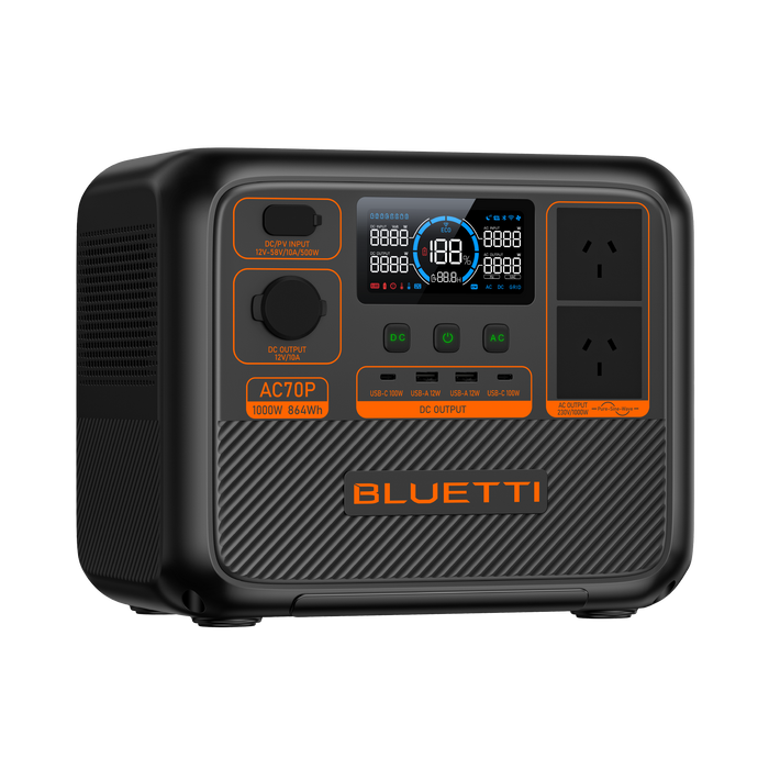 BLUETTI AC70P Portable Power Station | 1000W 864Wh - Terra Fantasy
