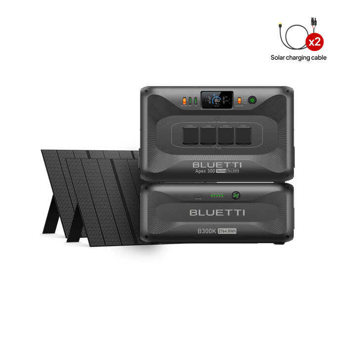 BLUETTI APEX300+B300K 3.8KW 5.4Kwh Flagship Solar Generator - Terra Fantasy