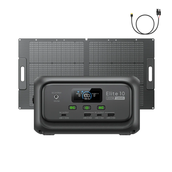 BLUETTI ELITE10 Mini Portable Power Station 200W 128Wh - Terra Fantasy